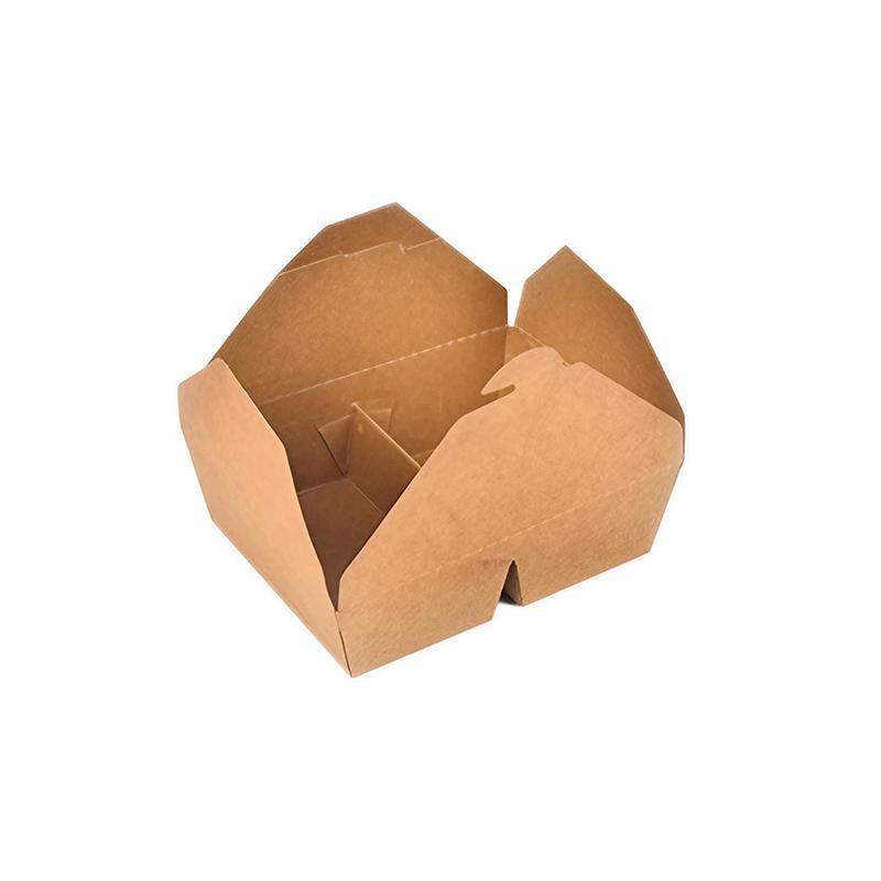 Kraft Takeaway Boxes 200PCS 11Sizes Disposable Containers - Discount Packaging Warehouse