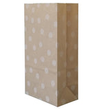 Durable brown kraft gift bags with vibrant patterns