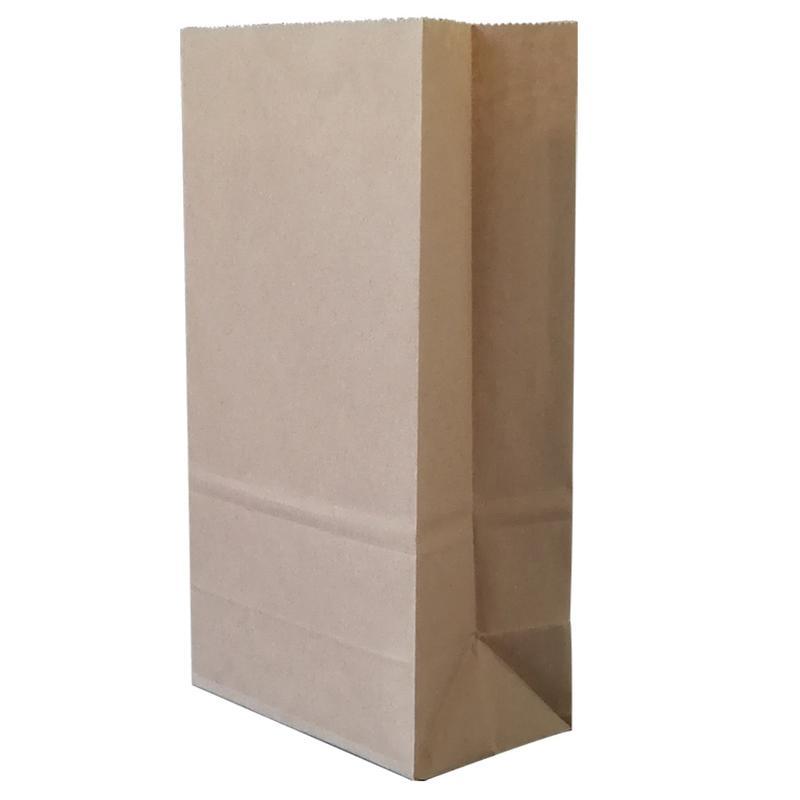 Durable brown kraft gift bags with vibrant patterns