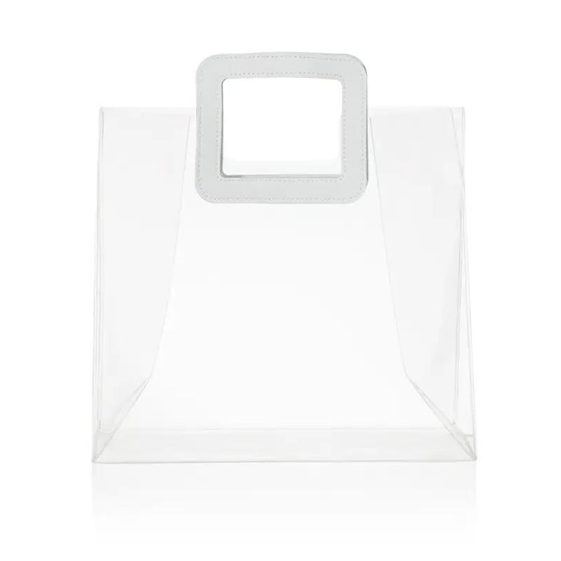 Elegant clear bags for presents with sturdy handles