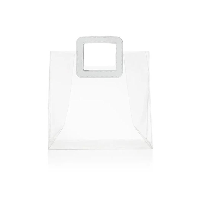 Elegant clear bags for presents with sturdy handles