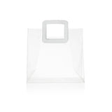 Elegant clear bags for presents with sturdy handles