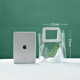 Elegant clear bags for presents with sturdy handles