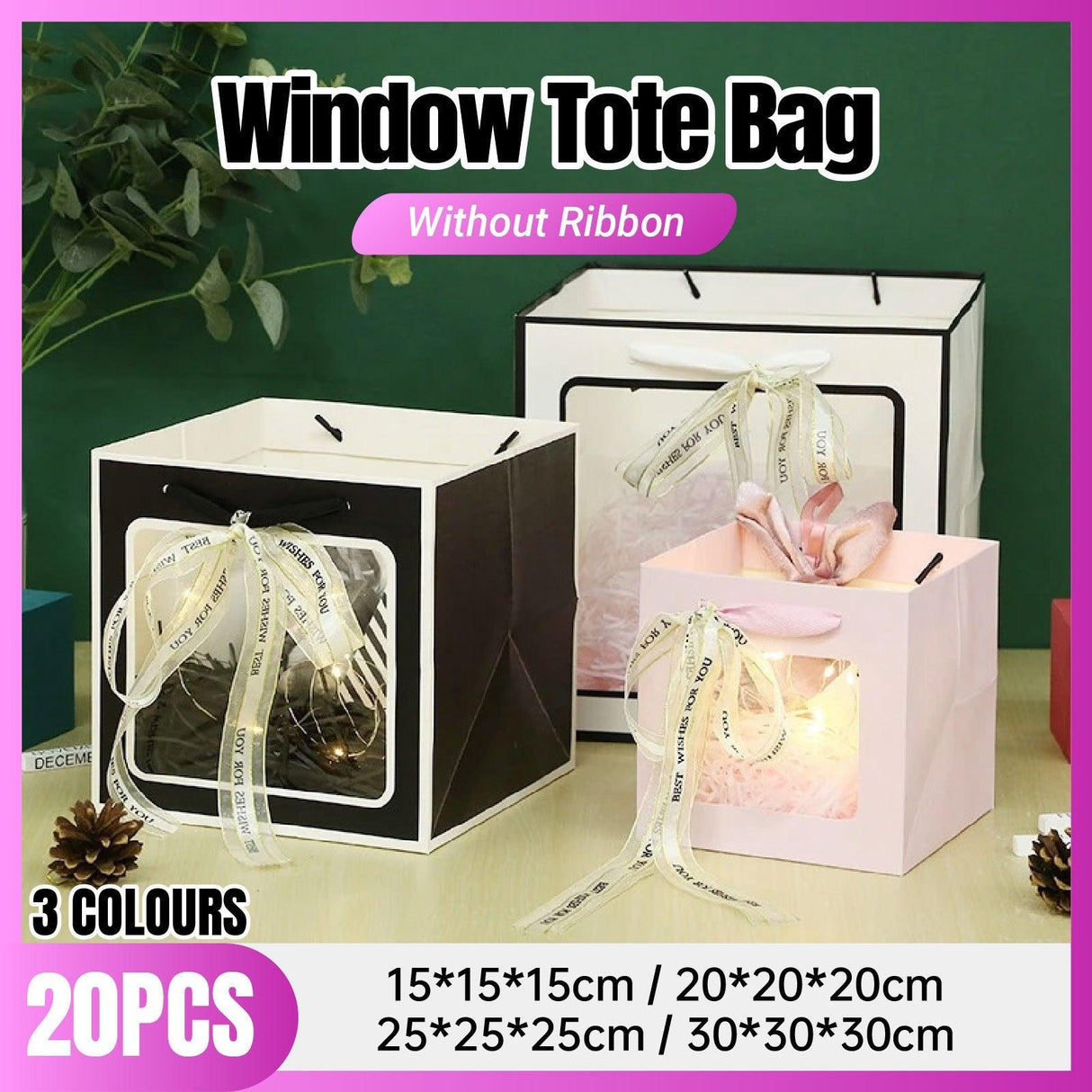 Enhance Your Gifts with a Stylish Paper Gift Bag with Window