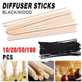 Natural rattan diffuser sticks for effective fragrance distribution