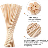 Natural rattan diffuser sticks for effective fragrance distribution