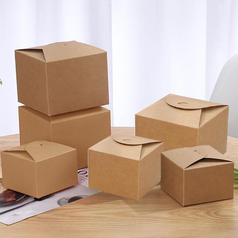 Pack of eco-friendly kraft box in various sizes