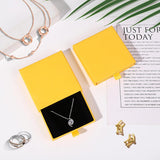 10PCS Drawer Jewelry Storage Boxes 9x9x3cm Velvet Organizer