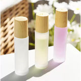 Essential Oils Roller Bottles 5PCS 10ml Wood Bamboo Glass Perfume Roll-On - Discount Packaging Warehouse