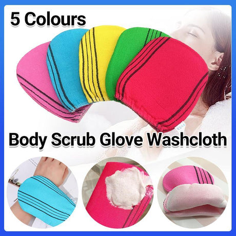 Effective and gentle exfoliating mitt for smooth skin