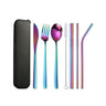 Elegant and durable stainless steel cutlery set on a dining table