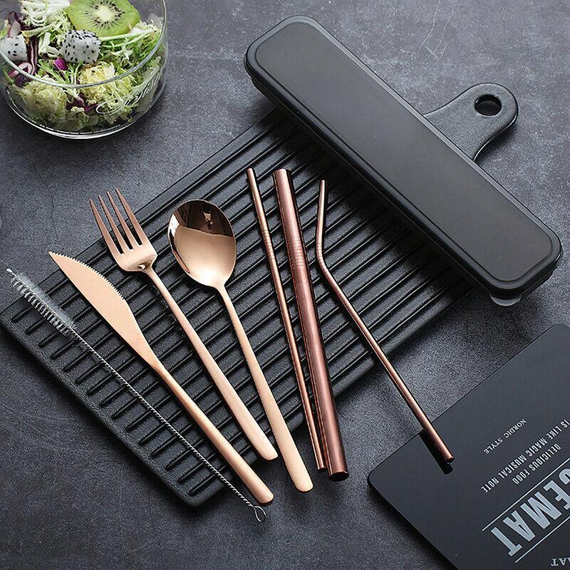 Elegant and durable stainless steel cutlery set on a dining table