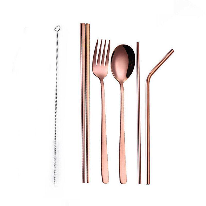 Elegant and durable stainless steel cutlery set on a dining table