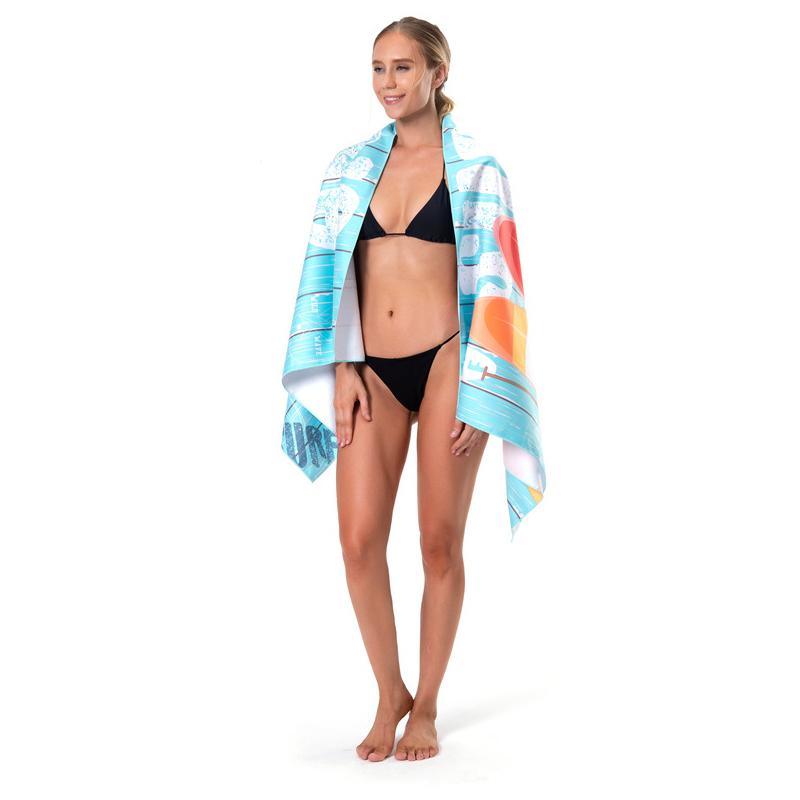 Luxurious and vibrant large beach towels