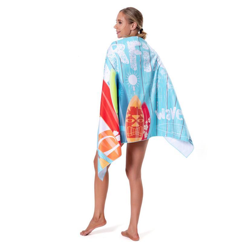 Luxurious and vibrant large beach towels