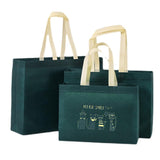 Fashionable Non-Woven Tote Bags Spunbond Fabric Versatile Reusable 25pcs