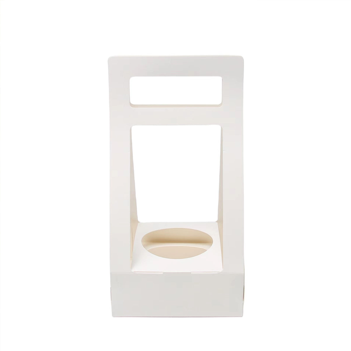 30PCS Kraft Paper Flower Gift Boxes with Handle for Wedding Favors