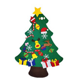 Felt Christmas Tree Set with Removable Ornaments 1SET 2Styles Xmas Decorations DIY - Discount Packaging Warehouse