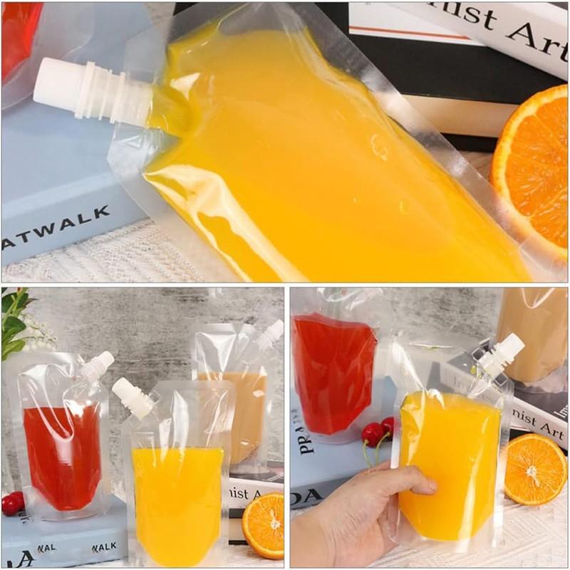 Convenient and Portable Drink Pouches - Perfect for On-the-Go Refreshment