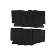 Foldable Can Sleeves 10-50PCS Black Neoprene Beer Coke Cup Sleeves - Discount Packaging Warehouse