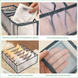 Foldable Drawer Organiser 1-3PCS 3Sizes 2Colours Wardrobe Storage Box - Discount Packaging Warehouse