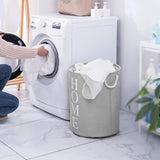 Convenient and durable foldable laundry basket for easy storage