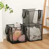 Foldable Mesh Laundry Basket 1PC 2Sizes 2Colours - Discount Packaging Warehouse