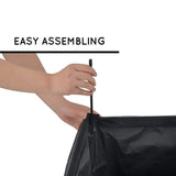 Foldable Mesh Top Laundry Basket 1PC 9Colours Bin Organiser - Discount Packaging Warehouse