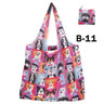 Foldable Waterproof Shopping Bag 1PC 41 Styles 46x8x35cm Polyester Grocery bag - Discount Packaging Warehouse
