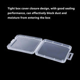 100PCS CF Card Case Hard Shell Clear PP Plastic Anti Shock