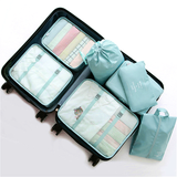 Travel Luggage Organiser Set 7PCS 6Colours Storage Bags