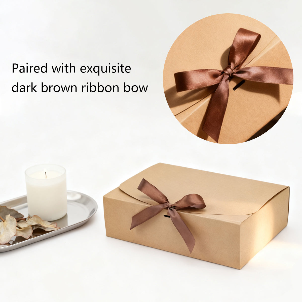 10 Pcs Foldable Gift Box Waterproof Moisture Proof Birthday Christmas Wedding