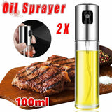 Glass Oil Sprayer 2PCS 17.5x4cm 100ml - Discount Packaging Warehouse