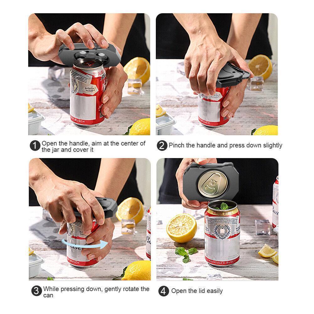 Go Swing Topless Can Opener 1-3PCS 3Colours Manual Tin Bottle Top Drafter - Discount Packaging Warehouse