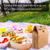 Tyvek Insulated Bento Bag Waterproof Reusable Thermal Lunch Bag