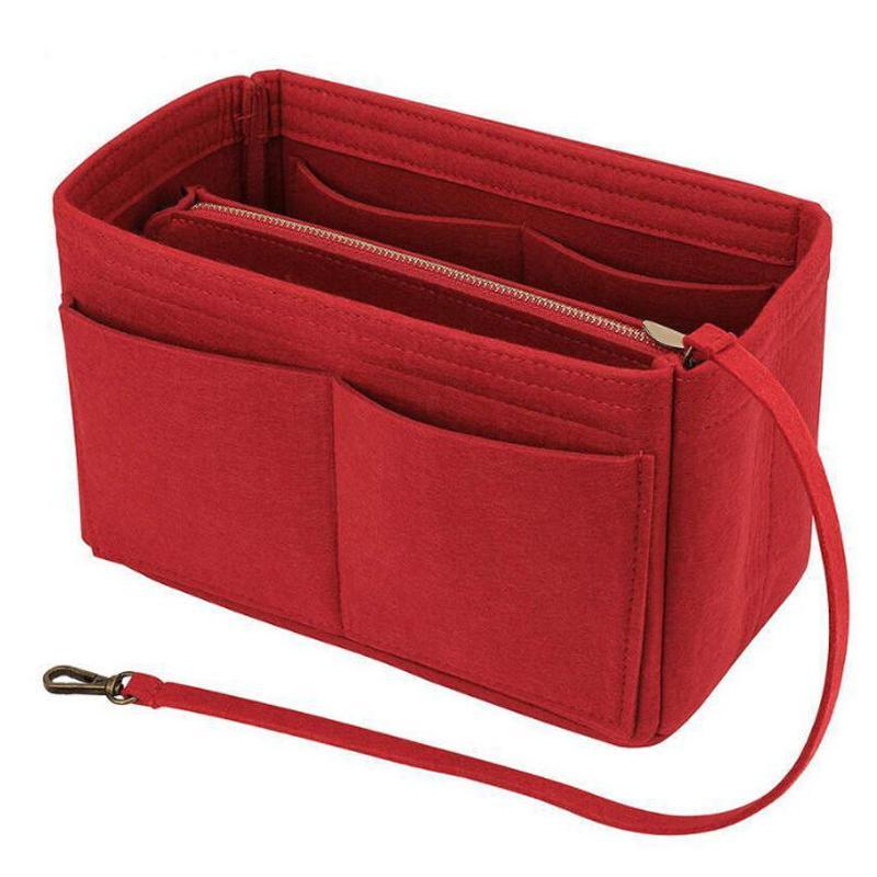 Handbag Insert 1PC 4Colours 3Sizes Felt Women's Tote Purse Pouch - Discount Packaging Warehouse