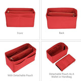 Handbag Insert 1PC 4Colours 3Sizes Felt Women's Tote Purse Pouch - Discount Packaging Warehouse