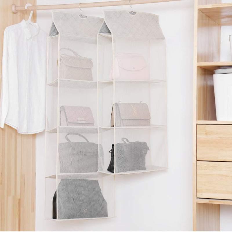 Hanging Handbag Organizer 1PC 3Colours 3Sizes Non-woven Fabric - Discount Packaging Warehouse