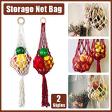 Elegant and spacious three-tier hanging fruit basket in a kitchen