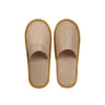 Comfortable and hygienic disposable slippers with non-slip sole.