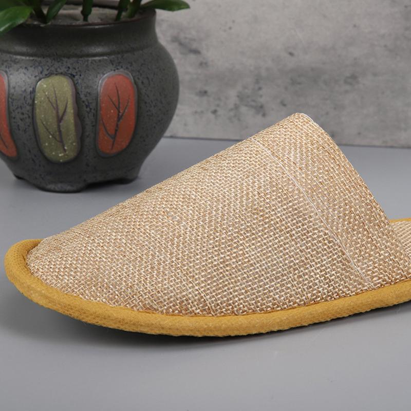 Comfortable and hygienic disposable slippers with non-slip sole.