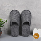 Comfortable and hygienic disposable slippers with non-slip sole.