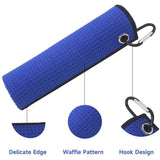 High-quality microfiber golf towel with carabiner clip for optimal performance.