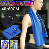 High-quality microfiber golf towel with carabiner clip for optimal performance.