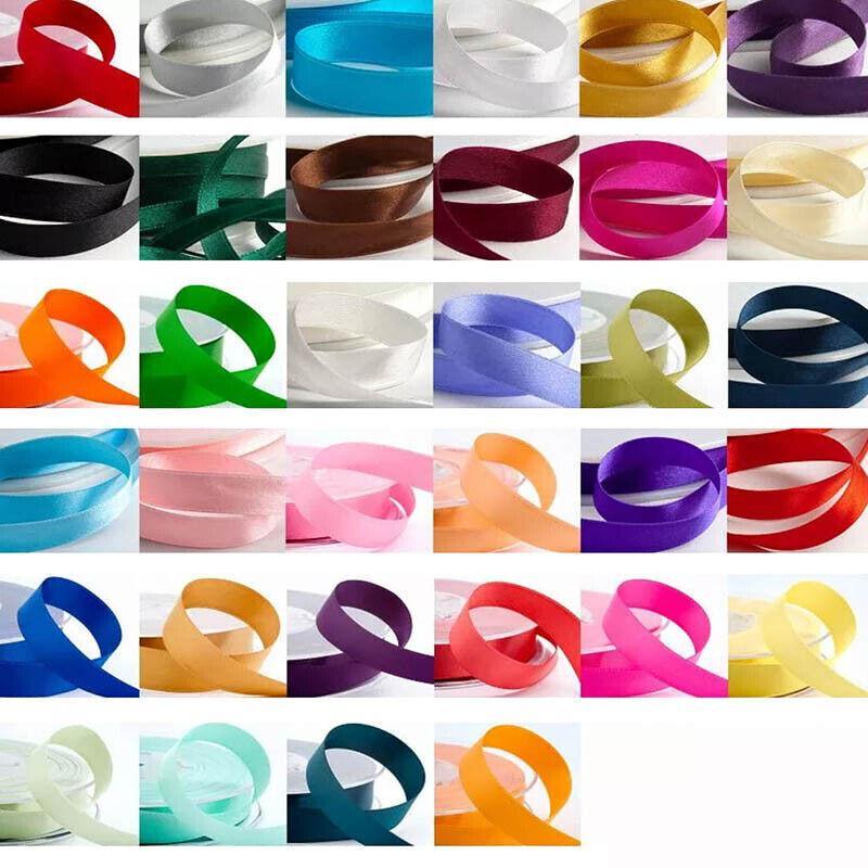 High-Quality Satin Ribbons for Wedding Party Crafts Gift Packaging 1roll