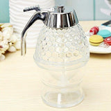 Honey Dispenser 1PC 200ML Clear Plastic Syrup Jar with Stand and Trigger - Discount Packaging Warehouse