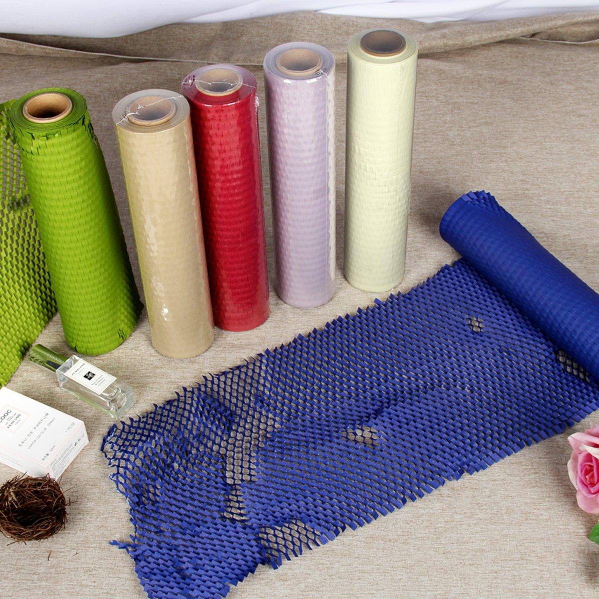 Honeycomb Bouquet Wrapping Paper 3 Rolls Durable Kraft for Florist Flower Wrapping