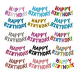 Inflatable Aluminum Foil Balloons 1Set 11Colours 40cm Happy Birthday Theme - Discount Packaging Warehouse