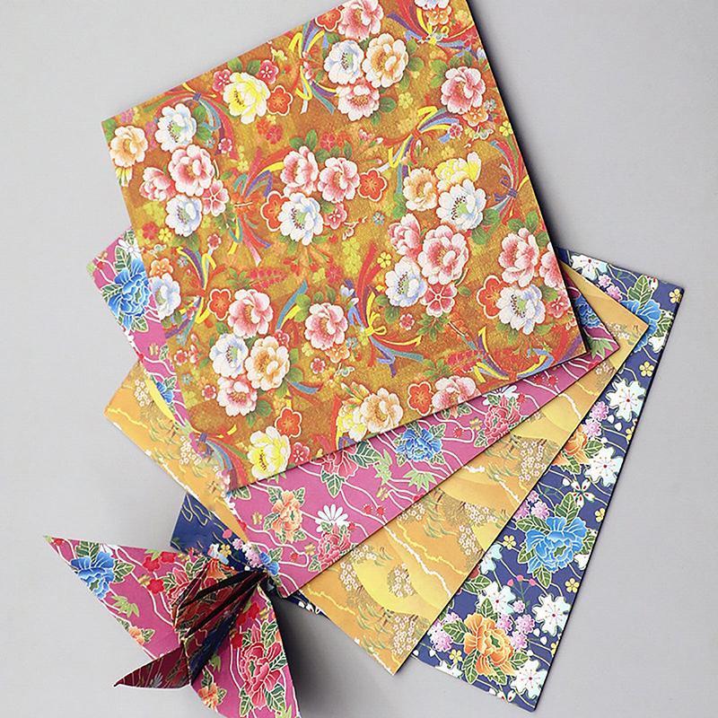 Japanese Pattern Sakura Folding Origami Craft Paper 120Sheets 8Styles Mixed - Discount Packaging Warehouse