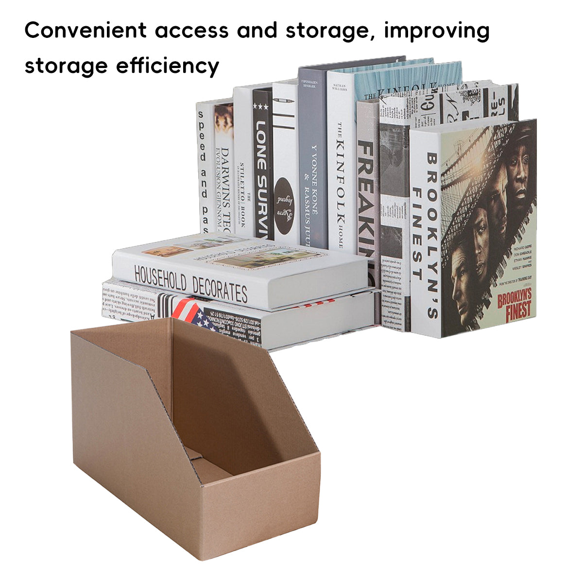 Classified Storage Slanted Mouth Display Box for Storage Dustproof Durable